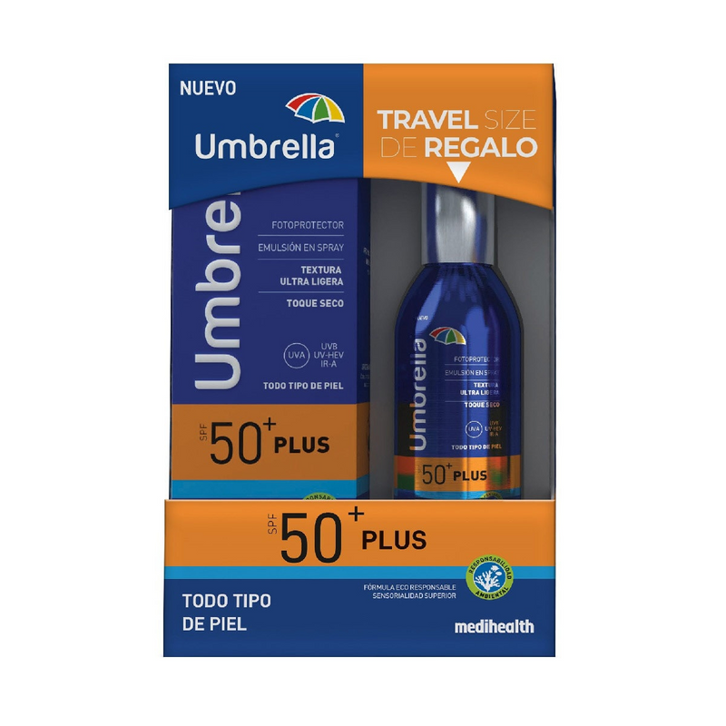 Italmex Kit Umbrella Plus FPS50 120g. + Umbrella Travel Size FPS50 30g.
