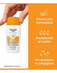 Eucerin Sun Hydrofluid Medium Protector Solar SPF50+ 50ml.