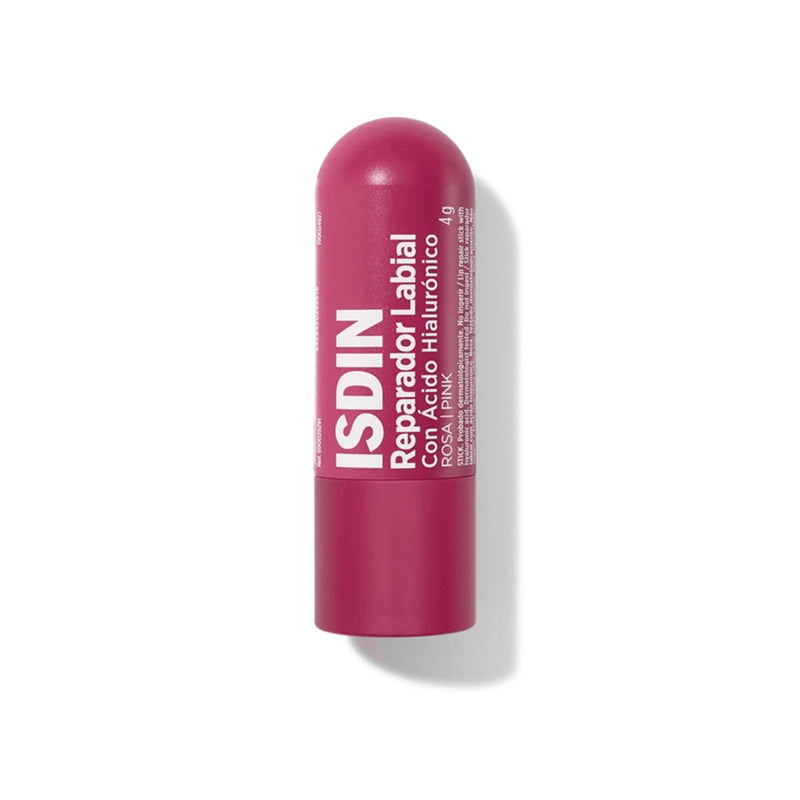 Isdin Reparador Labial Stick hidratación intensa color Rosa 4g.
