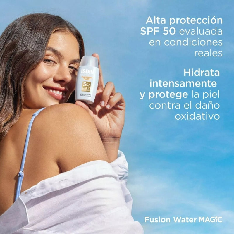 Fotoprotector Isdin 50+ Fusion Water Magic Fluido 50ml