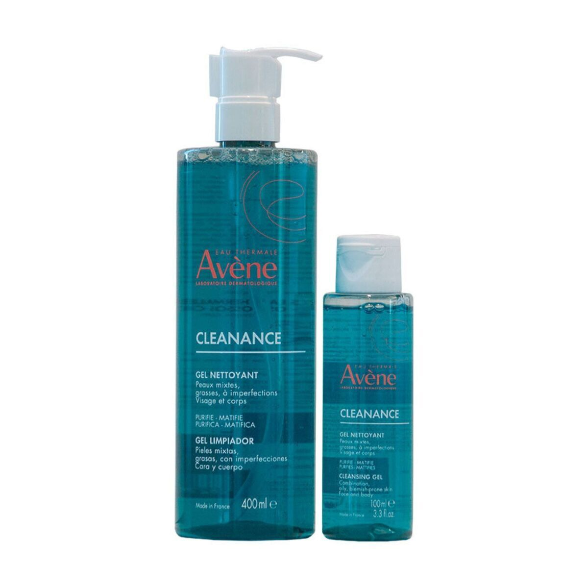 Avene Kit Cleanance Gel 400ml. + Cleanance Gel 100ml.