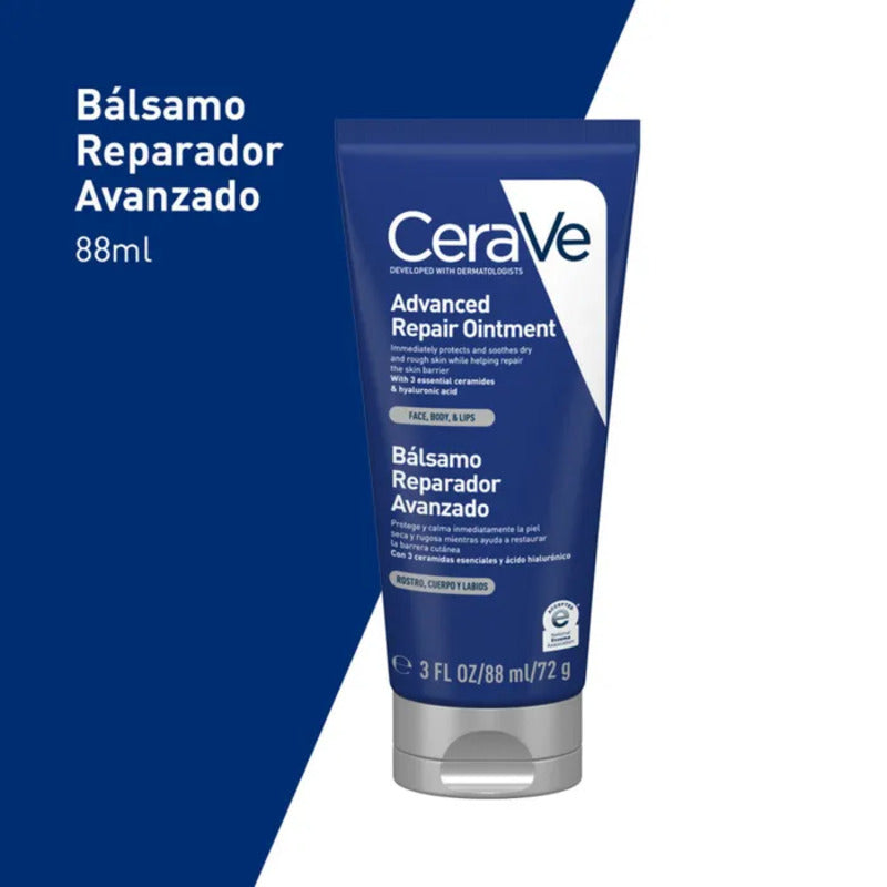 Cerave Bálsamo Reparador Avanzado Piel Seca 88ml.