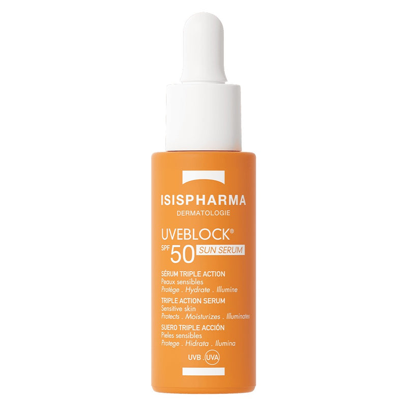 Isispharma Uveblock Sun Sérum Protector Solar FPS50+ Textura Ligera 28ml.