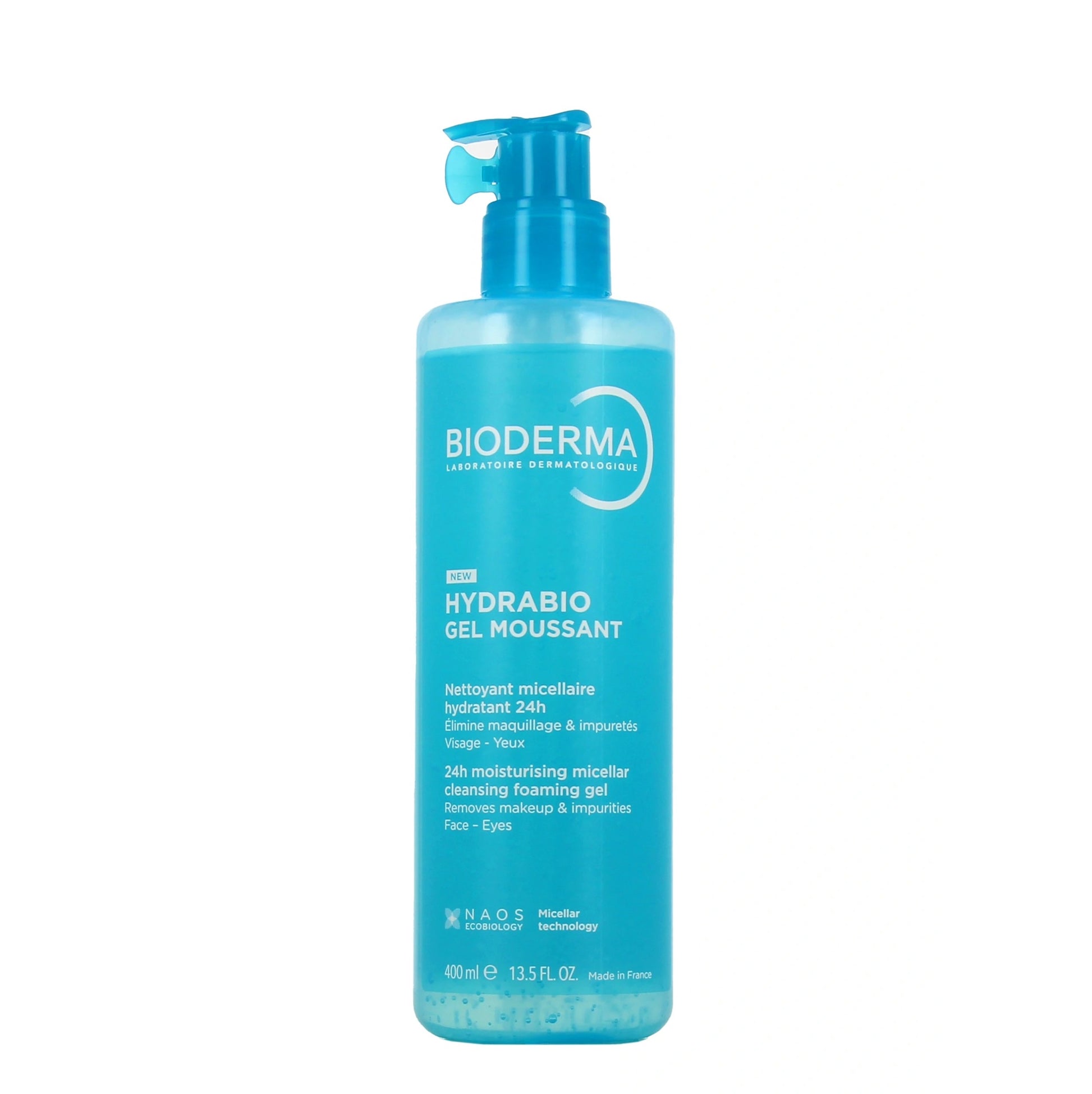 Bioderma Hydrabio Gel Moussant Limpiador Hidratante 400ml.