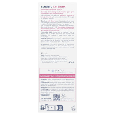 Bioderma Sensibio AR Crema Calmante para Piel con Rosácea 40ml.