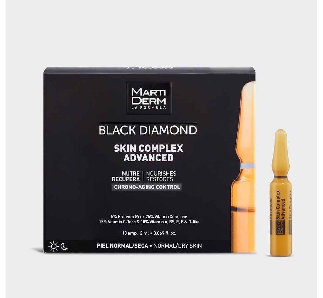 MartiDerm Black Diamond Skin Complex Advanced 10 Ampolletas