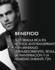 Vichy Homme Desodorante Roll-On Antitranspirante 50ml.