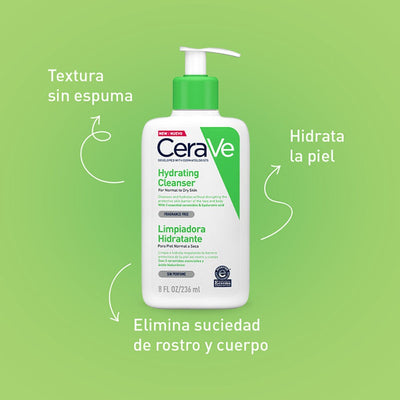 Cerave Limpiadora Hidratante 236ml