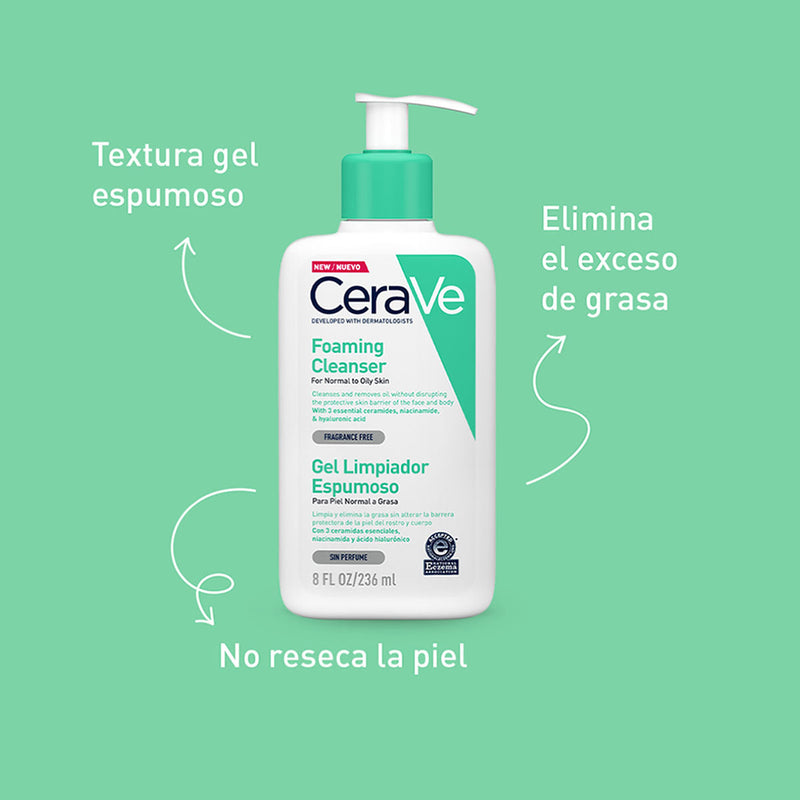 Cerave Gel Espumoso 236 ml