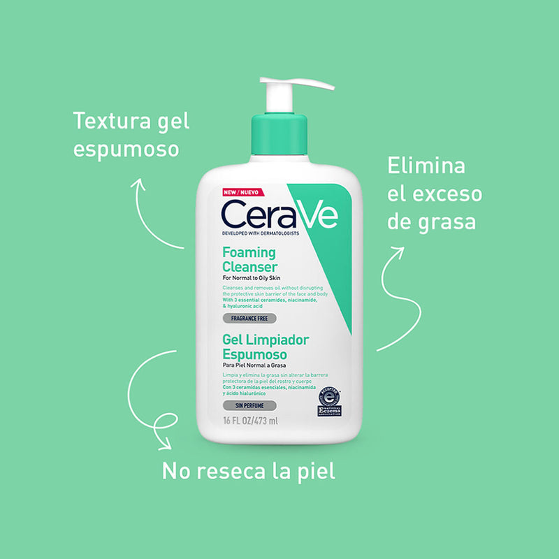 Cerave Gel Espumoso 473 ml