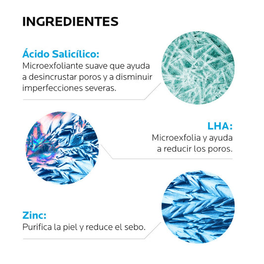 Effaclar gel microexfoliante limpiador piel grasa 400ml