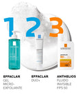 La Roche-Posay Effaclar Gel Microexfoliante Limpiador para Piel Grasa 400ml.