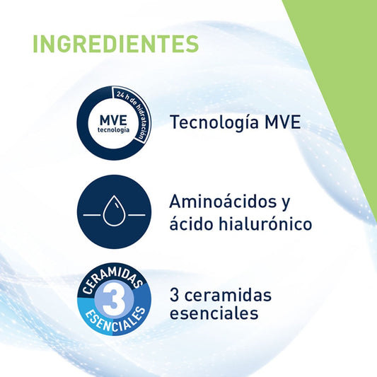 Cerave Limpiadora Crema Espumosa Hidratante 256ml
