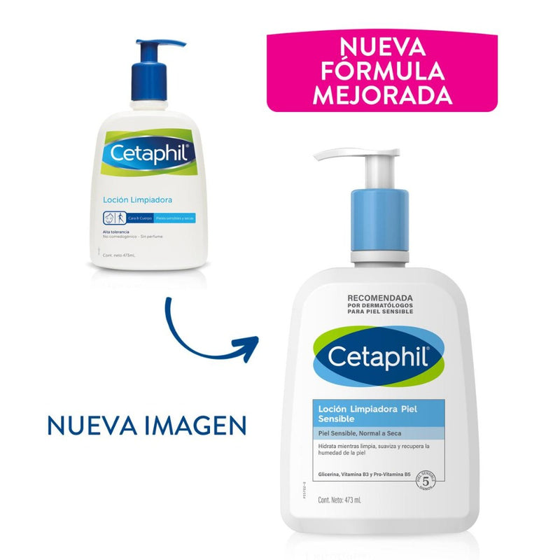 CeraVe Limpiadora Hidratante, 237ml, Limpiador facial diario para piel seca, Libre de fragancia + Loción Hidratante, 237ml