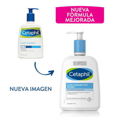 CETAPHIL Loción Limpiadora Piel Sensible 473ml