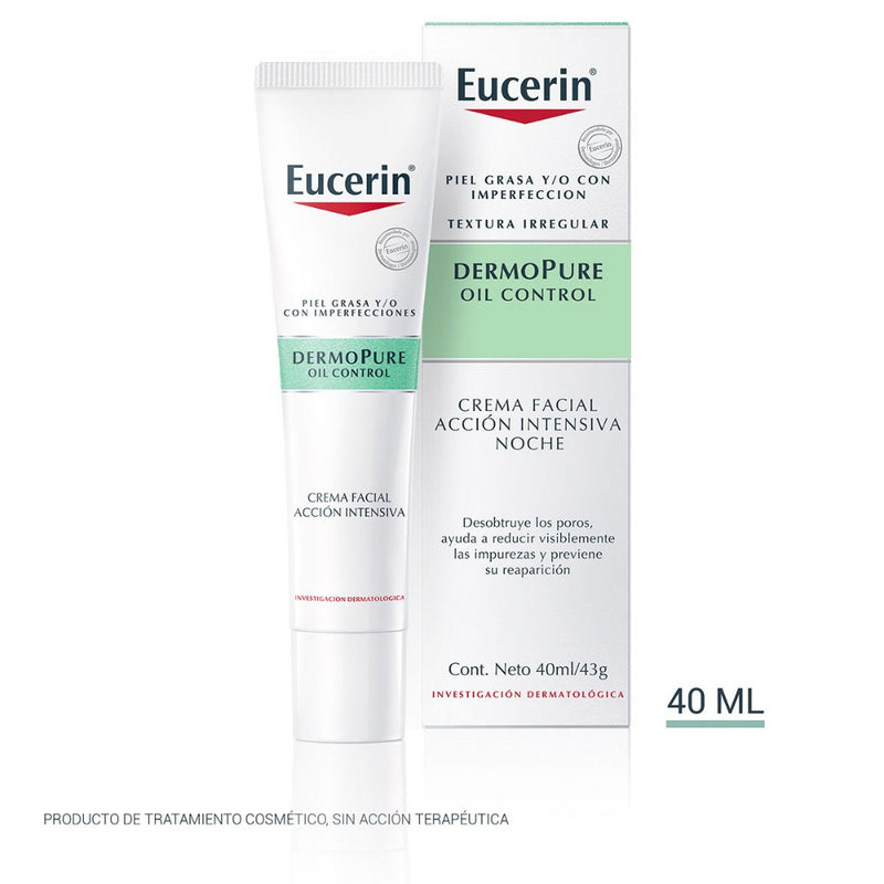 Eucerin DERMOPURE Crema Accion Intensiva Noche 40ml