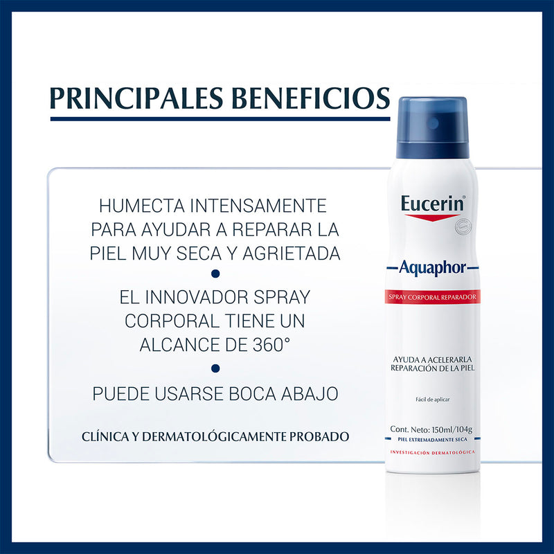 Eucerin  Aquaphor Spray Corporal Reparador 150ml